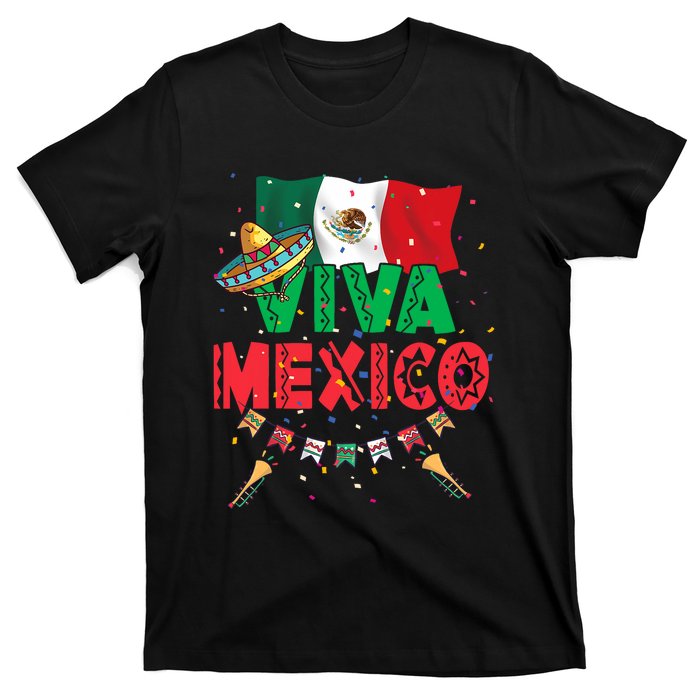 Viva Mexico Mexican Independence Day Independencia De Mexico T-Shirt