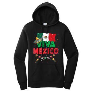 Viva Mexico Mexican Independence Day Independencia De Mexico Women's Pullover Hoodie