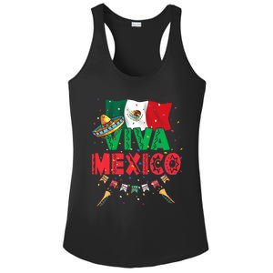 Viva Mexico Mexican Independence Day Independencia De Mexico Ladies PosiCharge Competitor Racerback Tank