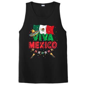 Viva Mexico Mexican Independence Day Independencia De Mexico PosiCharge Competitor Tank