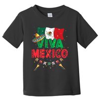 Viva Mexico Mexican Independence Day Independencia De Mexico Toddler T-Shirt