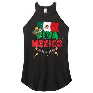 Viva Mexico Mexican Independence Day Independencia De Mexico Women's Perfect Tri Rocker Tank