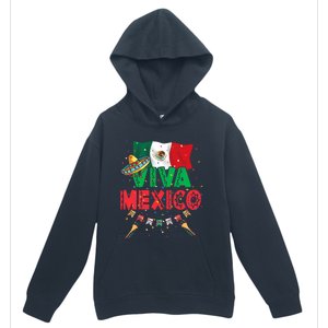 Viva Mexico Mexican Independence Day Independencia De Mexico Urban Pullover Hoodie