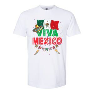 Viva Mexico Mexican Independence Day Independencia De Mexico Softstyle CVC T-Shirt