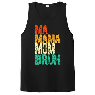 Vintage Ma Mama Mom Bruh Mommy Happy Mother's Day PosiCharge Competitor Tank