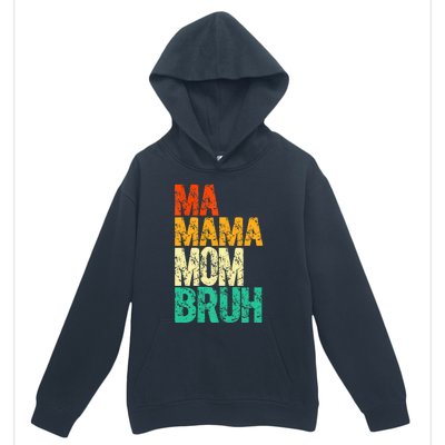 Vintage Ma Mama Mom Bruh Mommy Happy Mother's Day Urban Pullover Hoodie