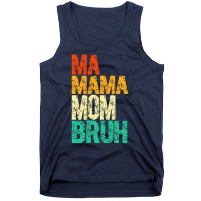 Vintage Ma Mama Mom Bruh Mommy Happy Mother's Day Tank Top