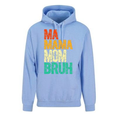 Vintage Ma Mama Mom Bruh Mommy Happy Mother's Day Unisex Surf Hoodie