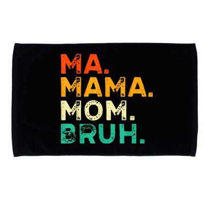 Vintage Ma Mama Mom Bruh Mommy Happy Mother's Day Microfiber Hand Towel