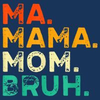 Vintage Ma Mama Mom Bruh Mommy Happy Mother's Day Womens T-Shirt