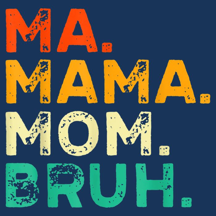 Vintage Ma Mama Mom Bruh Mommy Happy Mother's Day Womens T-Shirt