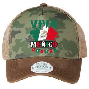 Viva Mexico Mexican Independence Day Legacy Tie Dye Trucker Hat