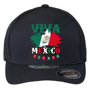 Viva Mexico Mexican Independence Day Flexfit Unipanel Trucker Cap