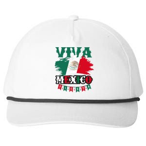 Viva Mexico Mexican Independence Day Snapback Five-Panel Rope Hat