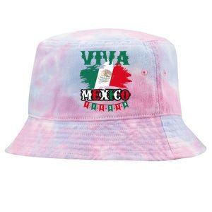 Viva Mexico Mexican Independence Day Tie-Dyed Bucket Hat