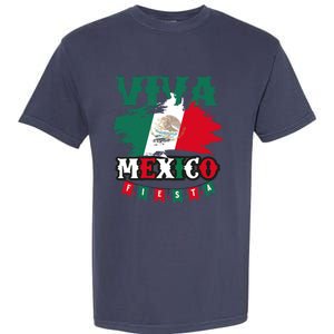 Viva Mexico Mexican Independence Day Garment-Dyed Heavyweight T-Shirt