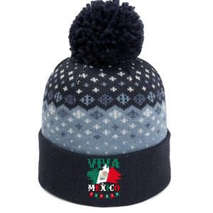 Viva Mexico Mexican Independence Day The Baniff Cuffed Pom Beanie