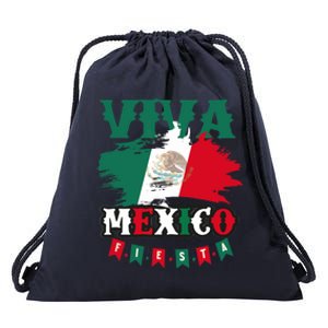 Viva Mexico Mexican Independence Day Drawstring Bag