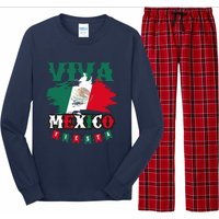 Viva Mexico Mexican Independence Day Long Sleeve Pajama Set