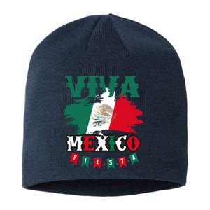 Viva Mexico Mexican Independence Day Sustainable Beanie