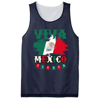 Viva Mexico Mexican Independence Day Mesh Reversible Basketball Jersey Tank