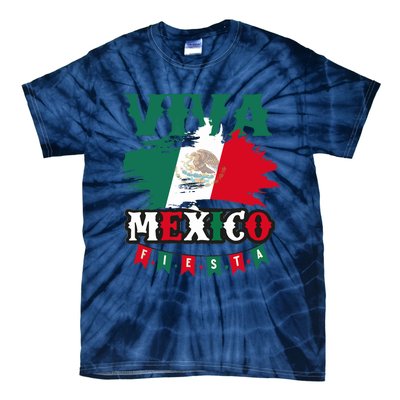 Viva Mexico Mexican Independence Day Tie-Dye T-Shirt