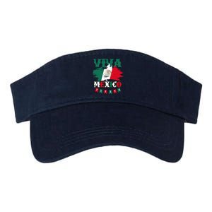 Viva Mexico Mexican Independence Day Valucap Bio-Washed Visor