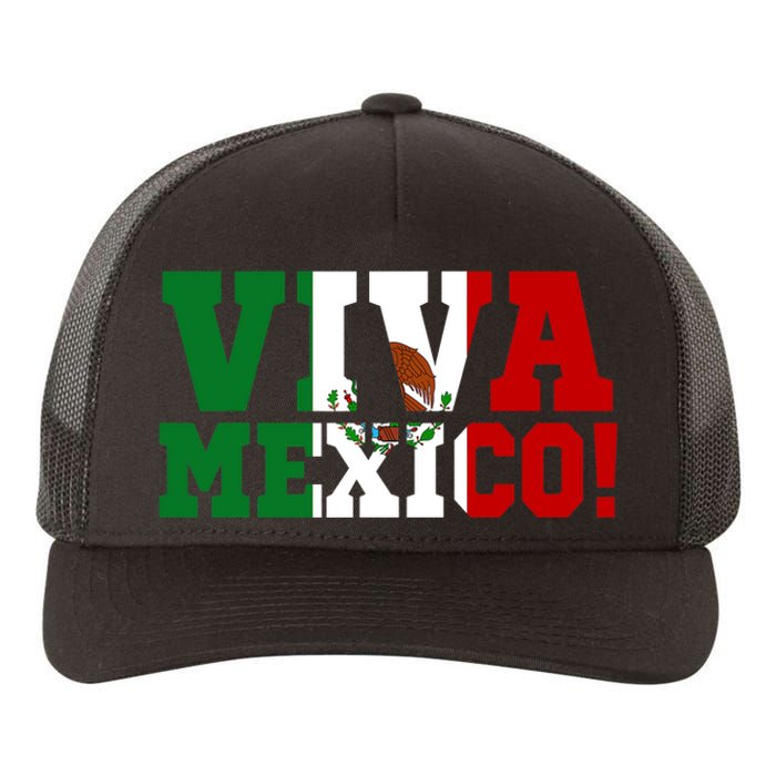 Viva Mexico Mexican Independence Day Yupoong Adult 5-Panel Trucker Hat