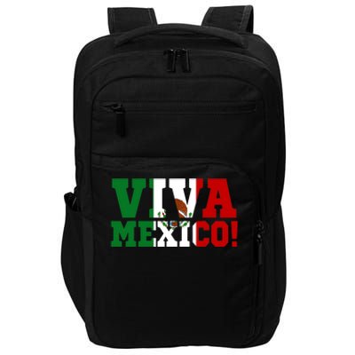 Viva Mexico Mexican Independence Day Impact Tech Backpack