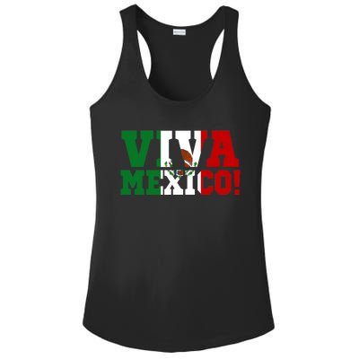 Viva Mexico Mexican Independence Day Ladies PosiCharge Competitor Racerback Tank