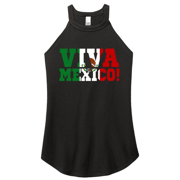 Viva Mexico Mexican Independence Day Women's Perfect Tri Rocker Tank