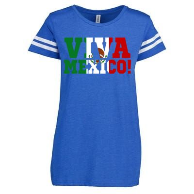 Viva Mexico Mexican Independence Day Enza Ladies Jersey Football T-Shirt