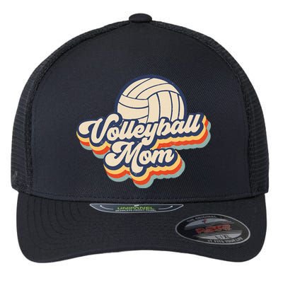 Volleyball Mom Mama Mothers Day Flexfit Unipanel Trucker Cap