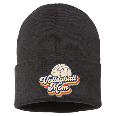 Volleyball Mom Mama Mothers Day Sustainable Knit Beanie