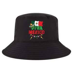 Viva Mexico Mexican Independence Day Independencia De Mexico Cool Comfort Performance Bucket Hat