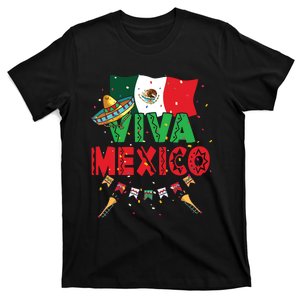 Viva Mexico Mexican Independence Day Independencia De Mexico T-Shirt