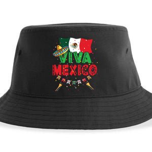 Viva Mexico Mexican Independence Day Independencia De Mexico Sustainable Bucket Hat