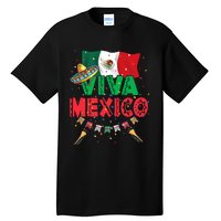 Viva Mexico Mexican Independence Day Independencia De Mexico Tall T-Shirt