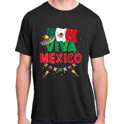 Viva Mexico Mexican Independence Day Independencia De Mexico Adult ChromaSoft Performance T-Shirt