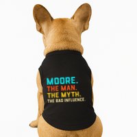 Vintage Moore Man Myth The Bad Influence Last Name Doggie Tank