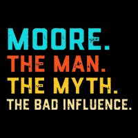 Vintage Moore Man Myth The Bad Influence Last Name Apron
