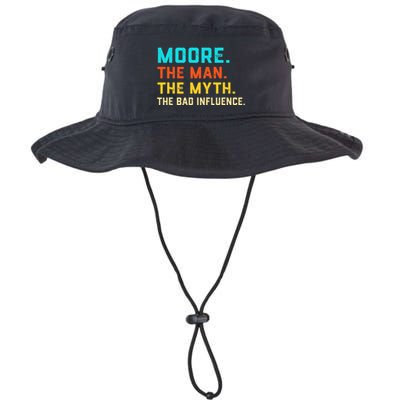 Vintage Moore Man Myth The Bad Influence Last Name Bucket Hat