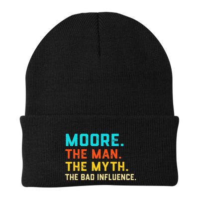 Vintage Moore Man Myth The Bad Influence Last Name Beanie