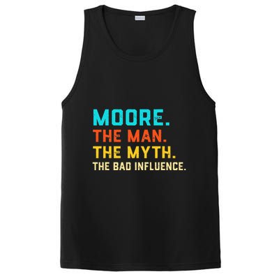 Vintage Moore Man Myth The Bad Influence Last Name PosiCharge Competitor Tank