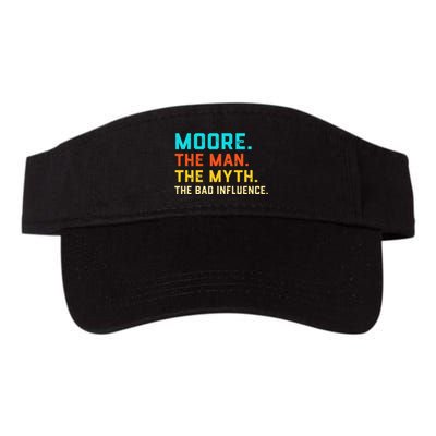 Vintage Moore Man Myth The Bad Influence Last Name Visor