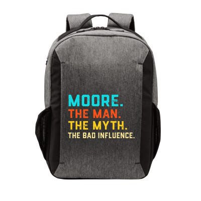 Vintage Moore Man Myth The Bad Influence Last Name Vector Backpack