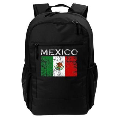 Vintage Mexico Mexican Flag Pride Daily Commute Backpack