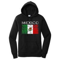 Vintage Mexico Mexican Flag Pride Women's Pullover Hoodie