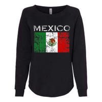 Vintage Mexico Mexican Flag Pride Womens California Wash Sweatshirt