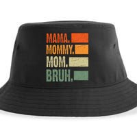 Vintage Mama Mommy Mom Bruh Funny Mothers Day Sustainable Bucket Hat